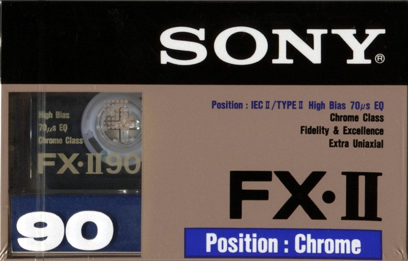 Compact Cassette: Sony  - FX-II 90