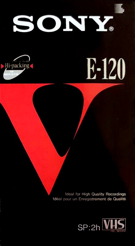 VHS, Video Home System Sony V 120 Type I Normal 1995 Europe