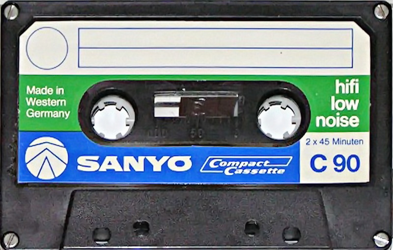 Compact Cassette Sanyo 90 Type I Normal 1976 Europe