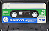 Compact Cassette Sanyo 90 Type I Normal 1976 Europe