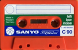 Compact Cassette Sanyo 90 Type I Normal 1976 Europe