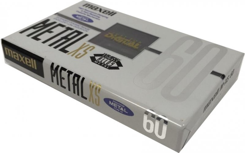 Compact Cassette Maxell Metal XS 60 "M-XS 60" Type IV Metal 1992 Japan