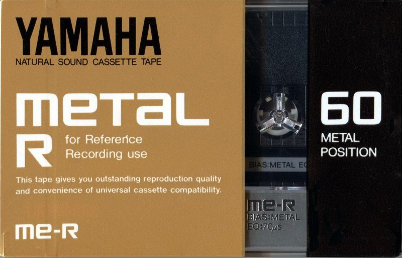 Compact Cassette Yamaha ME-R 60 Type IV Metal 1984 Worldwide