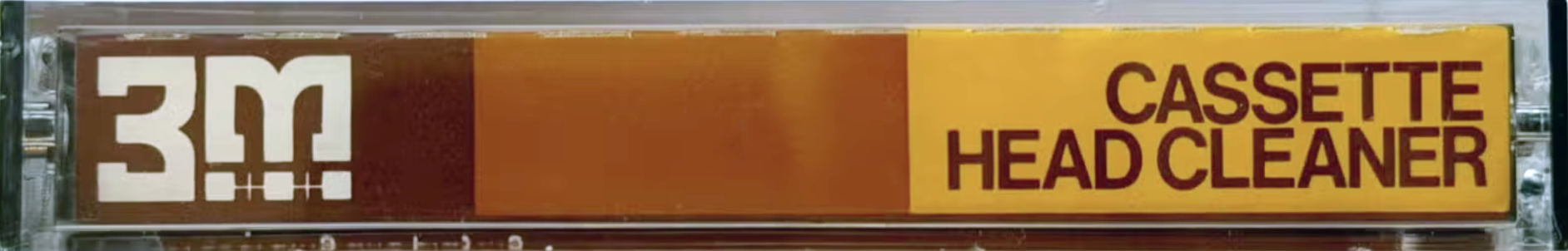 Compact Cassette 3M Cleaning Cassette 1979 Europe