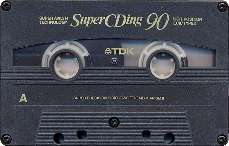 3 pack TDK Super CDing 90 "SCD-90EB3" Type II Chrome 1997 Europe