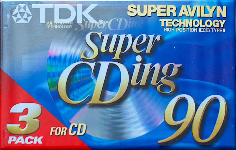 3 pack: TDK  - Super CDing 90