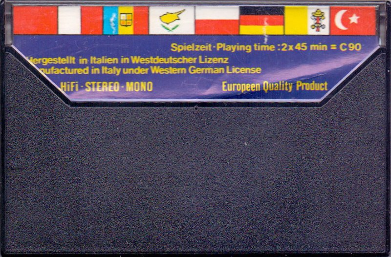 Compact Cassette Imea 90 "CFX" Type II Chrome 1977 Europe