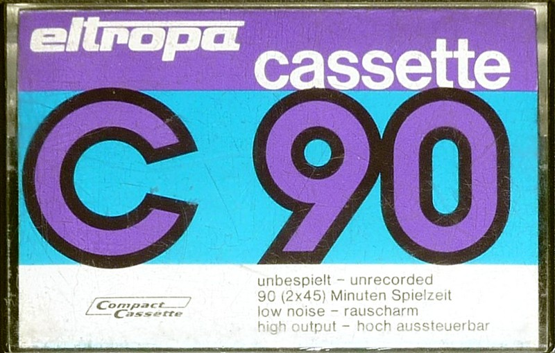 Compact Cassette: Unknown Eltropa -  90