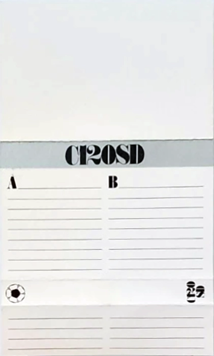 Compact Cassette Tudor Photographic SD 120 Type I Normal UK