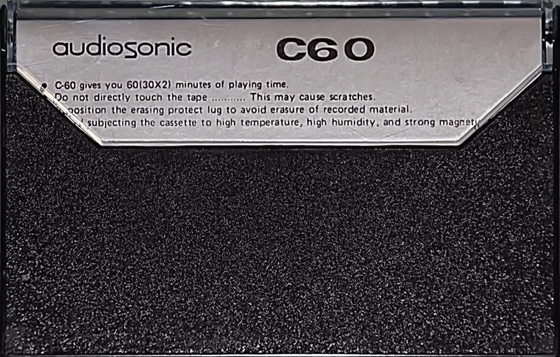 Compact Cassette:  Audiosonic -  60