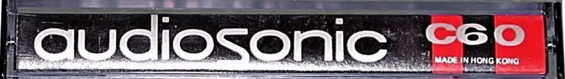 Compact Cassette Audiosonic 60 Type I Normal 1976 Hong Kong