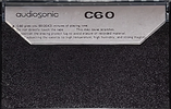 Compact Cassette Audiosonic 60 Type I Normal 1976 Hong Kong