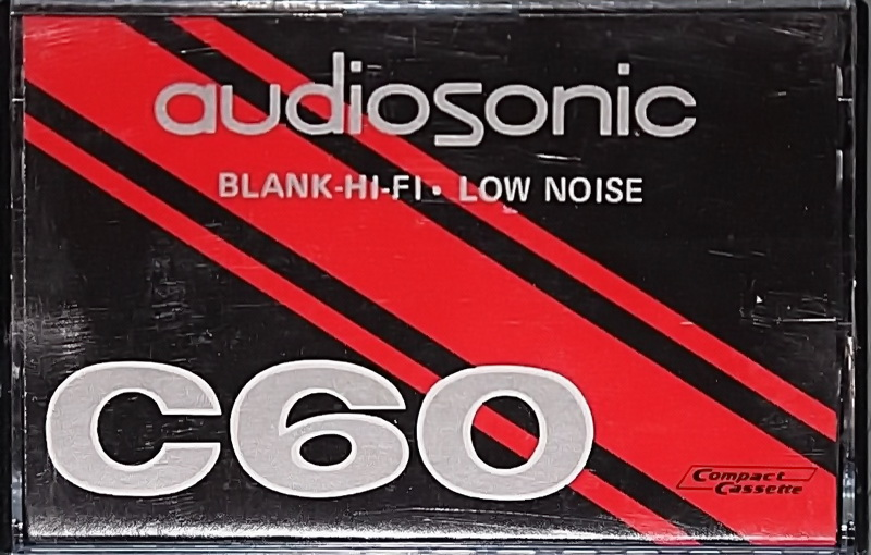 Compact Cassette Audiosonic 60 Type I Normal 1976 Hong Kong