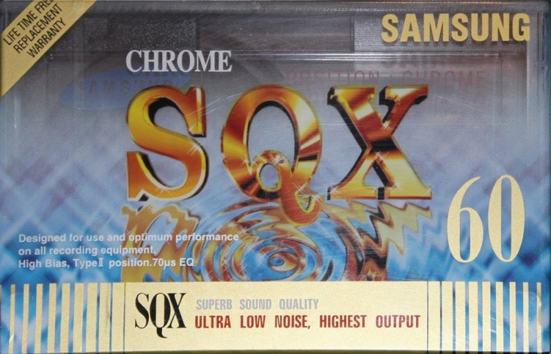 Compact Cassette Samsung SQX 60 Type II Chrome USA