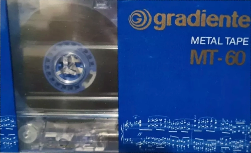 Compact Cassette Gradiente 60 "MT" Type IV Metal Latin America