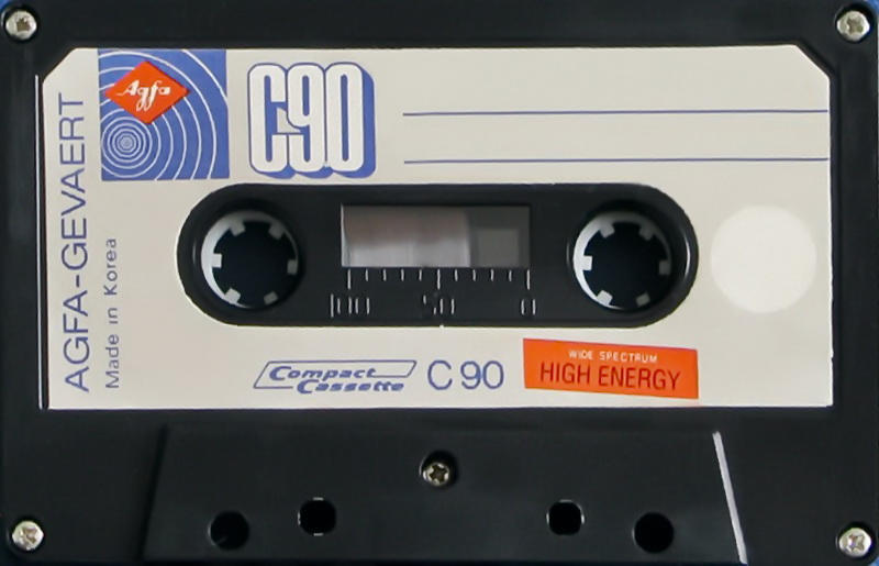 Compact Cassette AGFA High Energy 90 Type I Normal 1975 South Korea