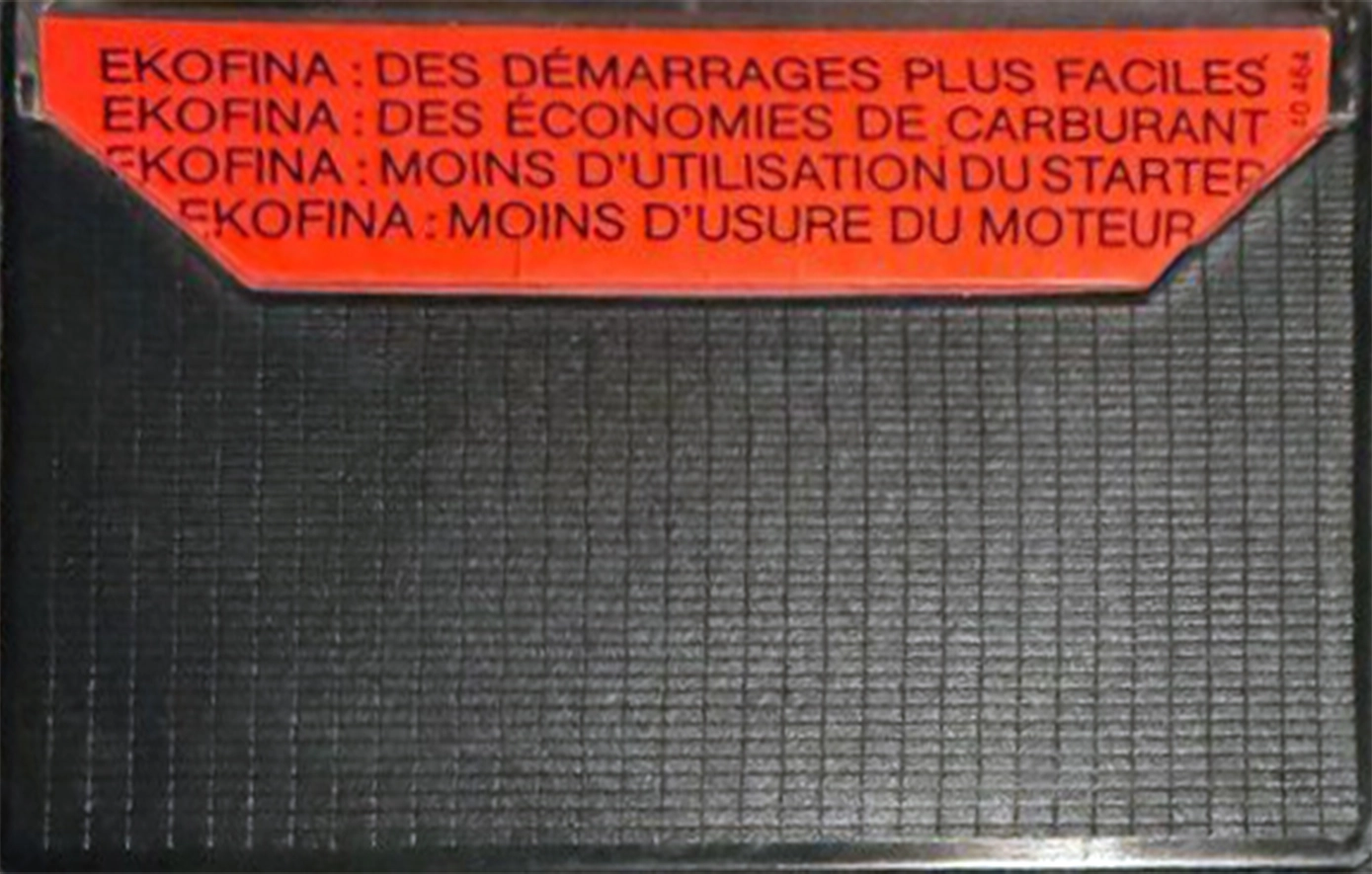 Compact Cassette FINA EKOFINA 55 "Audio Tek" Type I Normal France