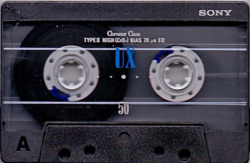 Compact Cassette Sony UX 50 Type II Chrome 1992 Europe