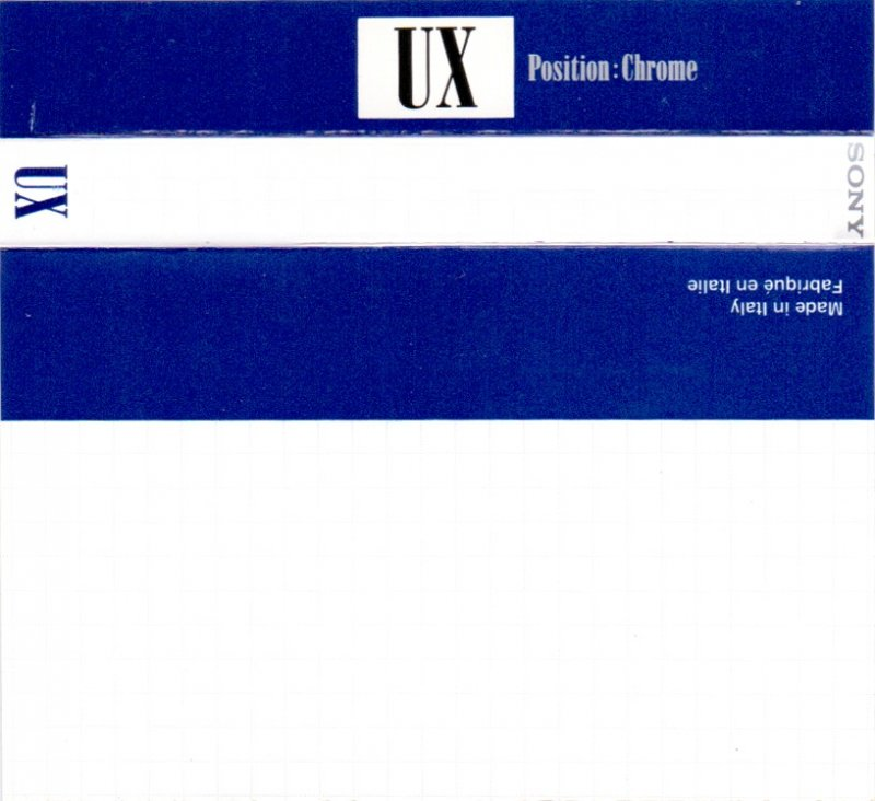 Compact Cassette: Sony  - UX 50