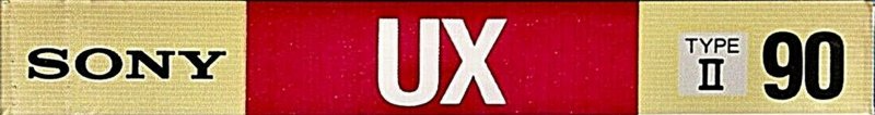 Compact Cassette Sony UX 90 Type II Chrome 1988 Japan