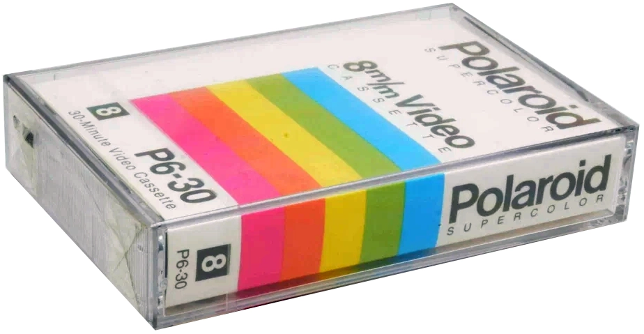 Video8, Hi8, Digital8 Polaroid 30 "Supercolor" Type IV Metal 1989 North America
