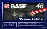 Compact Cassette BASF Chrome Extra II 46 Type II Chrome 1990 Europe