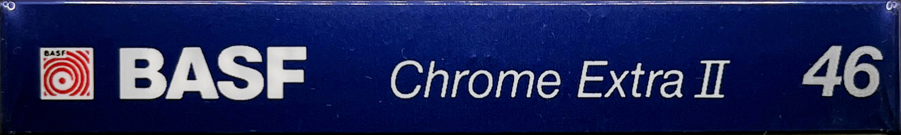 Compact Cassette BASF Chrome Extra II 46 Type II Chrome 1990 Europe