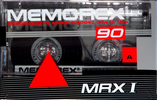 Compact Cassette Memorex MRX I 90 Type I Normal 1990 Canada, USA