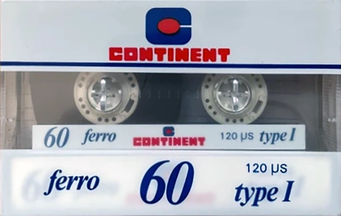 Compact Cassette Continent / Continente Ferro 60 Type I Normal 1984 France