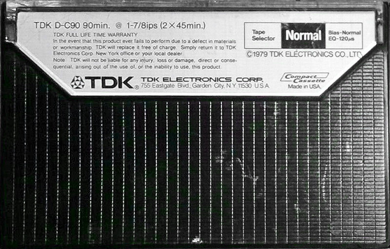 Compact Cassette: TDK  - D 90