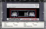Compact Cassette SUPERTAPE LN 90 "44-603" Type I Normal 1988 USA