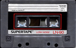 Compact Cassette SUPERTAPE LN 90 "44-603" Type I Normal 1988 USA