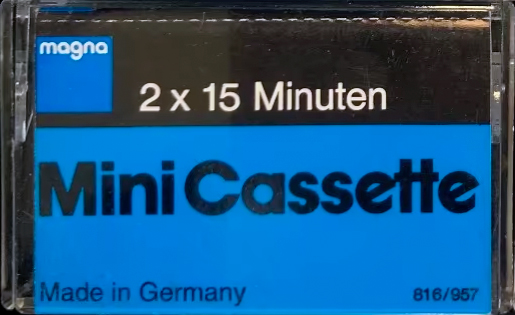 Minicassette Magna Super Ferro XD 30 Type I Normal 1978 Europe
