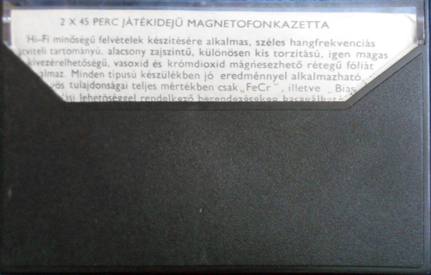 Compact Cassette Polimer 60 Type III Ferro Chrome 1983 Hungary