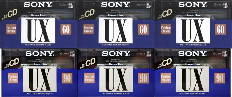 Compact Cassette: Sony  - UX 60