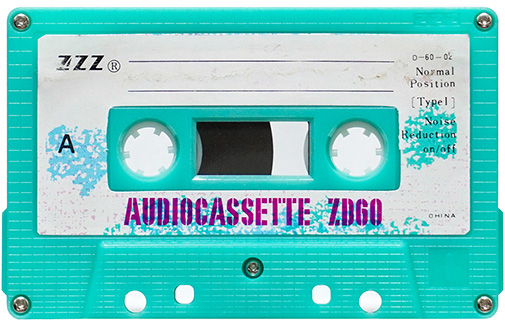 Compact Cassette ZZZ Audiocassette ZD 60 Type I Normal 1988 China