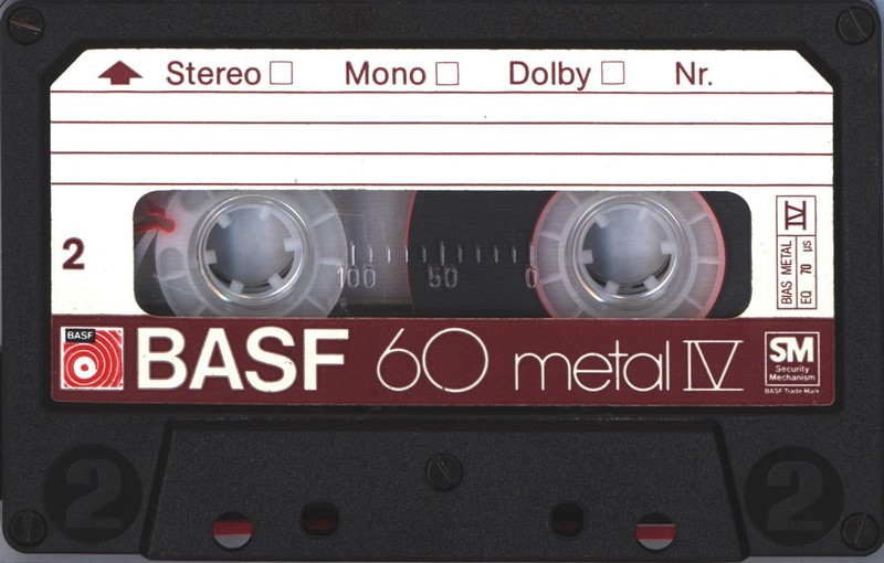 Compact Cassette BASF Metal IV 60 Type IV Metal 1981 Europe