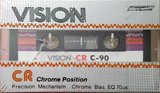 Compact Cassette Vision CR 90 Type II Chrome 1982 Europe