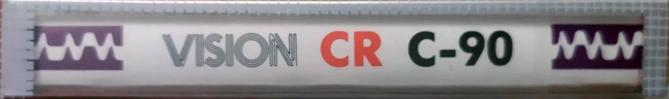 Compact Cassette Vision CR 90 Type II Chrome 1982 Europe