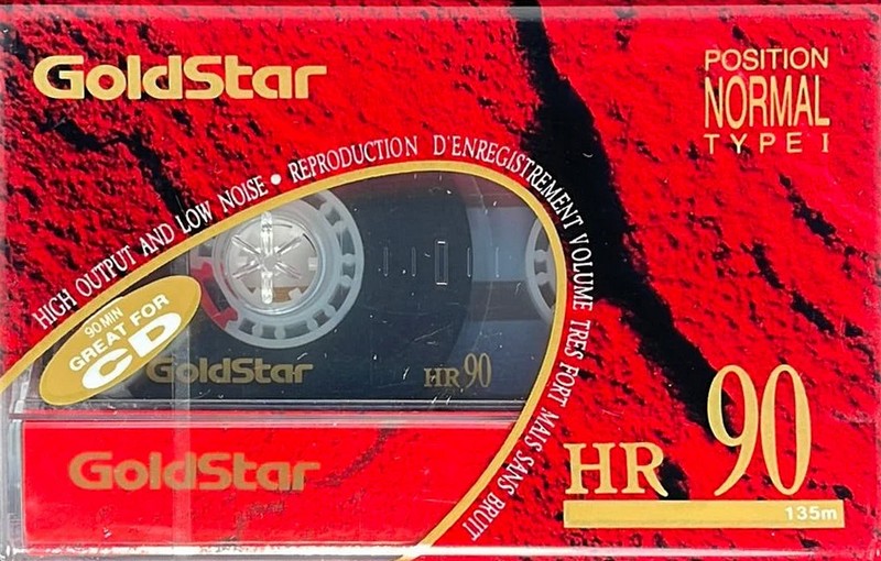 Compact Cassette Goldstar HR 90 Type I Normal 1990 Canada