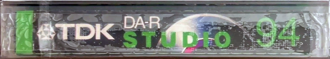 Digital Audio Tape TDK DA-R Studio 94 "DA-R94STEAB" Type IV Metal 1992 Europe