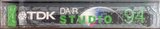 Digital Audio Tape TDK DA-R Studio 94 "DA-R94STEAB" Type IV Metal 1992 Europe