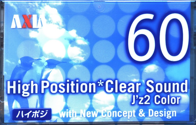 Compact Cassette AXIA J`z 2 Color 60 "JZ2K 60" Type II Chrome 2002 Japan
