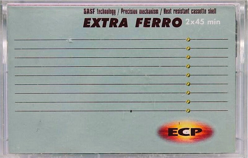 Compact Cassette:  ECP - EF 60