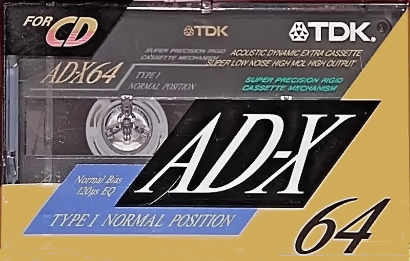 Compact Cassette: TDK  - AD-X 64