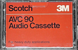 Compact Cassette Scotch AVC 90 Type I Normal 1972 USA