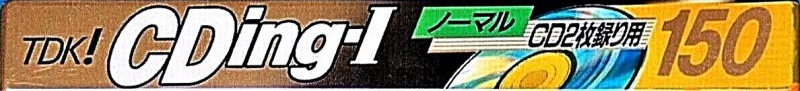 Compact Cassette TDK CDing 1 150 "CD1-150F" Type I Normal 1994 Japan
