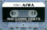 Compact Cassette Aiwa "HCC-101" Cleaning Cassette 1968 Japan