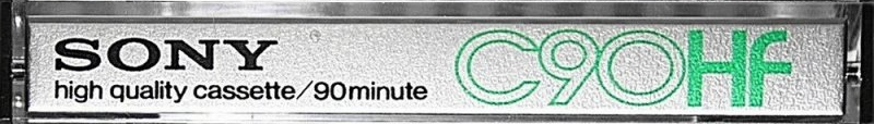 Compact Cassette Sony HF 90 Type I Normal 1973 Japan