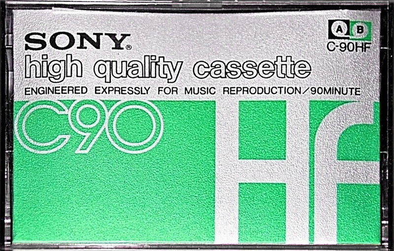 Compact Cassette Sony HF 90 Type I Normal 1973 Japan